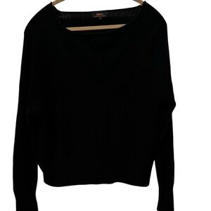 Quince Women's Black high Neck Sweater 100% Mongolian cashmere size small